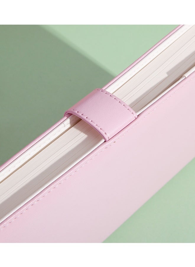 A5 Lock Notebook Diary with Heart Ballpoint Pen, 144 Pages Hardcover Lined Journal, Perfect for Office Home School Business Writing Note Taking (Pink) - Image 5